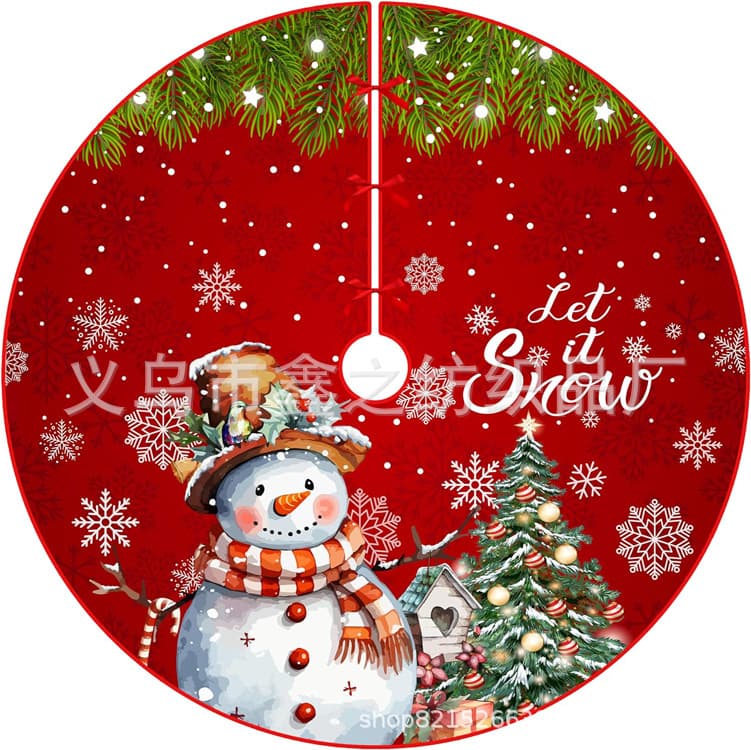 New Amazon Christmas Tree Skirt, Grinch Tree Skirt, Snowflake Stacked Tree Skirt, Snowman New Tree Skirt, Reversible Design