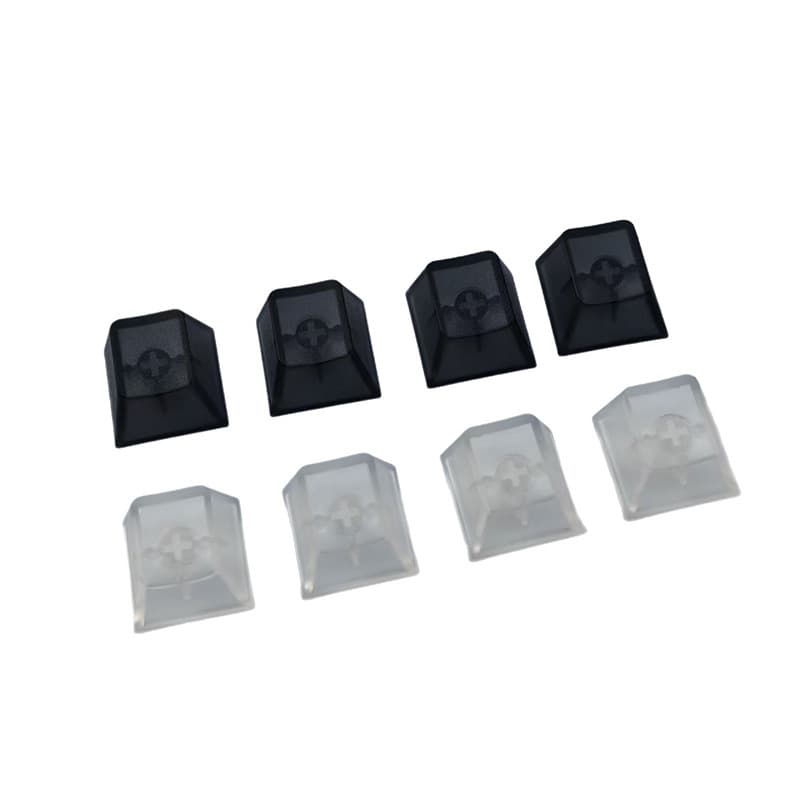 ABS material original height frosted transparent black R4 height mechanical keyboard replacement ESC layout keycaps