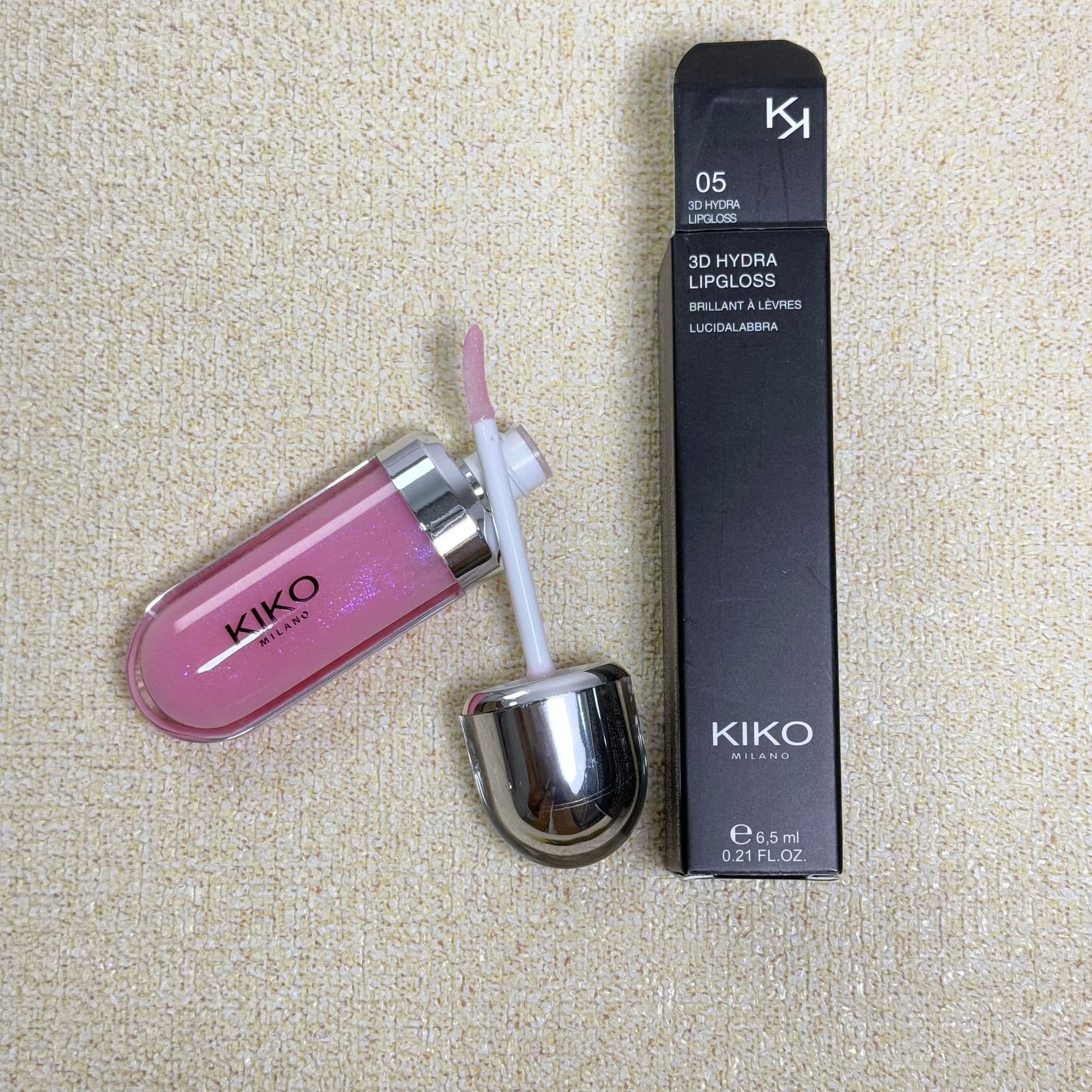 Cross-border Stock KIO Single-Head 3D Lip Gloss 6.5ml Mirror Finish Moisturizing Clear Lip Gloss Lip Color Wholesale for Export