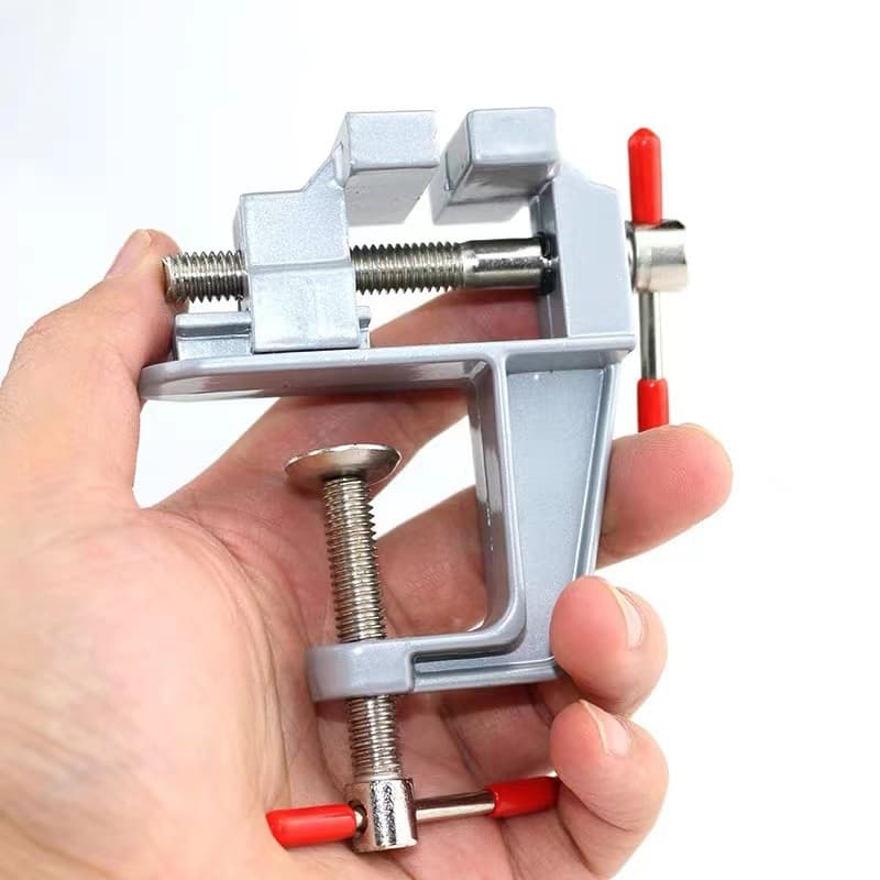 Cross-border Mini Bench Vise Multi-functional Heavy-duty Table Vise for Home Use Aluminum Alloy Small Flat Clamp