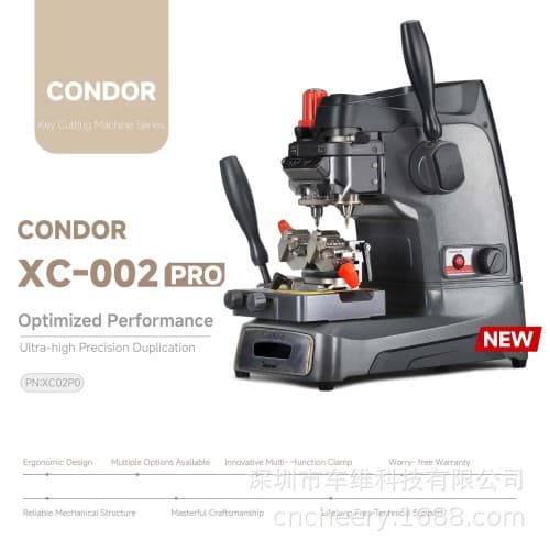 Xhorse Condor XC-002 Pro XC002PRO VVDI Condor Manual Vertical Milling Key Machine English