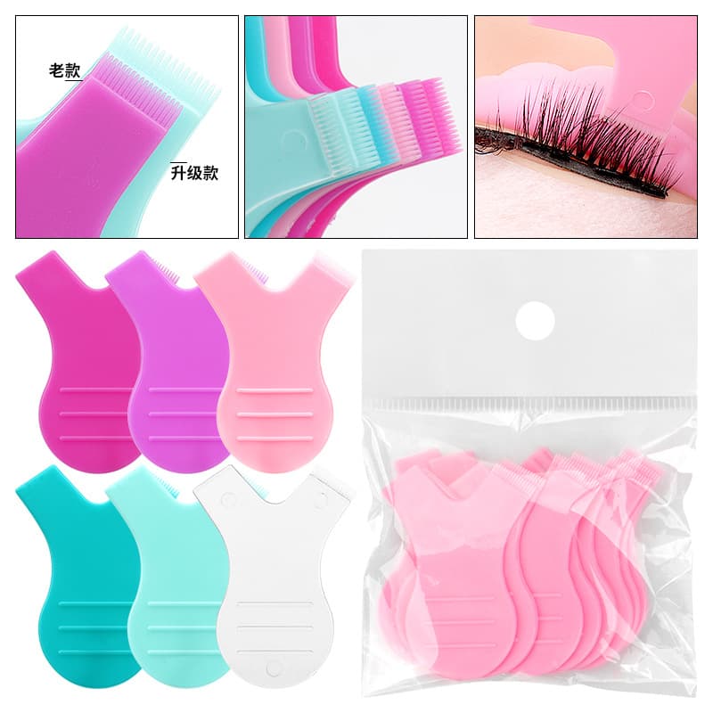 Upgraded Y-Brush for Eyelash Extensions And Perming 10 Pieces/Batch Beauty Eyelash Comb Tool Professional Hairdressing Equipment