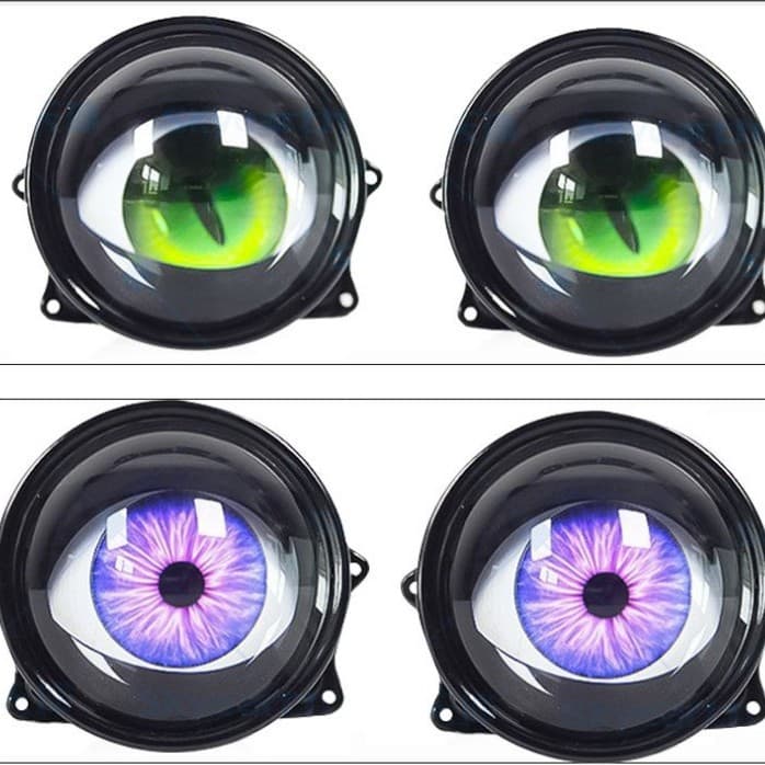 Hot-Selling Dynamic LED Eye Light Car Headlight 1.5W Demon Eye Multi-Mode LED Modified Projector Headlight