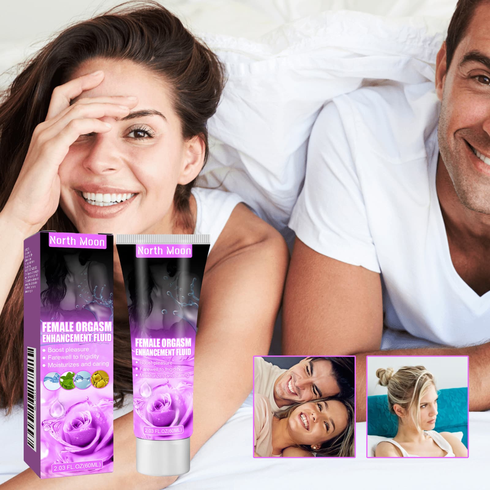 North Moon Women's Care Solution Skin Softening and Smoothing Body Massage Care Solution