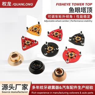 Camber Plate Parts Automotive Coilover Shock Absorber Accessories Compatible with Over 300 Car Models Shock Absorber Parts
