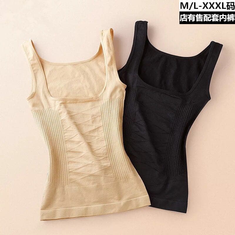 Seamless Postpartum U-Neck Waist Support Bodysuit Vest Women's Shapewear Underwear Nylon Fabric Comfortable Fit