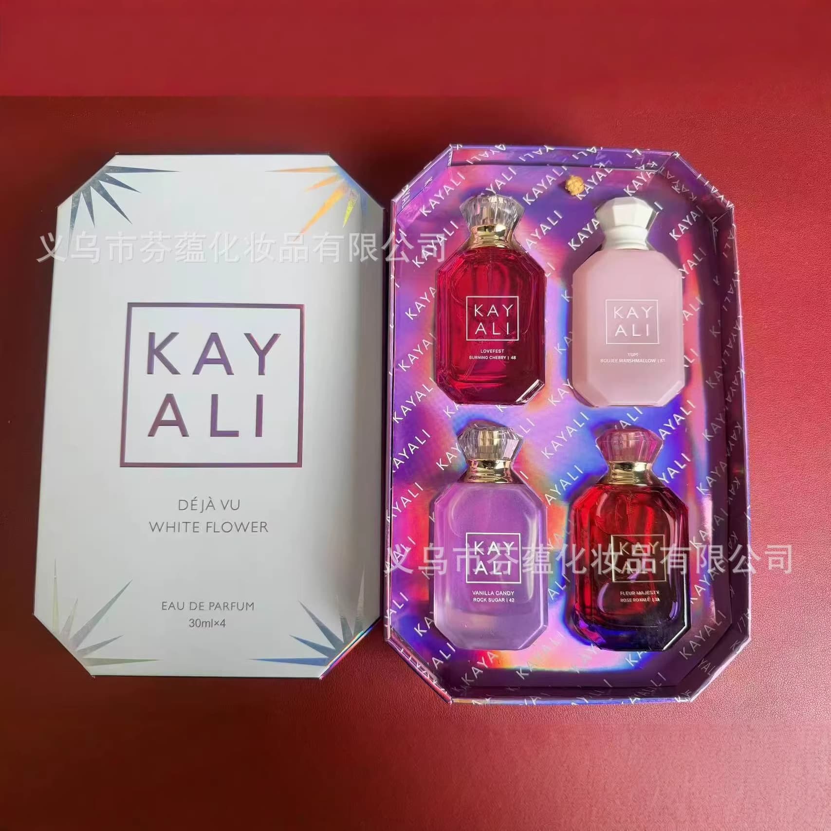 New Cross-border KAYALI Candy Rock Sugar 4-Piece Set Women's Perfume Long-Lasting Fragrance