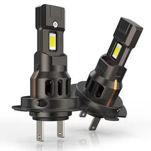 Z2S Plug-in Decoded Unlimited LED Car Headlight Conversion High/Low Beam Clear Lens Headlamp