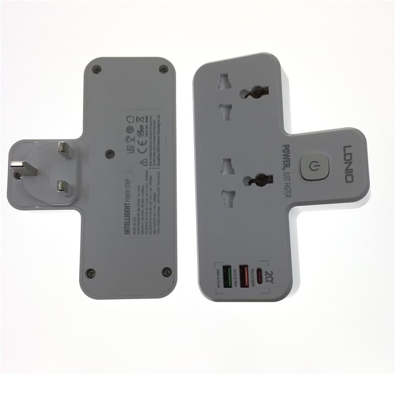 LDNIO socket panel multi-port converter with USB power plug, wireless multi-functional plug board SC2311