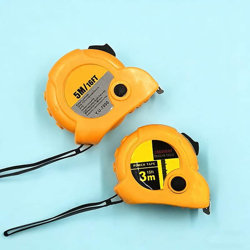 Wholesale construction measurement tools snail tape measure 3 meters 5 meters household measuring tool box ruler wear-resistant and durable stainless steel tape measure