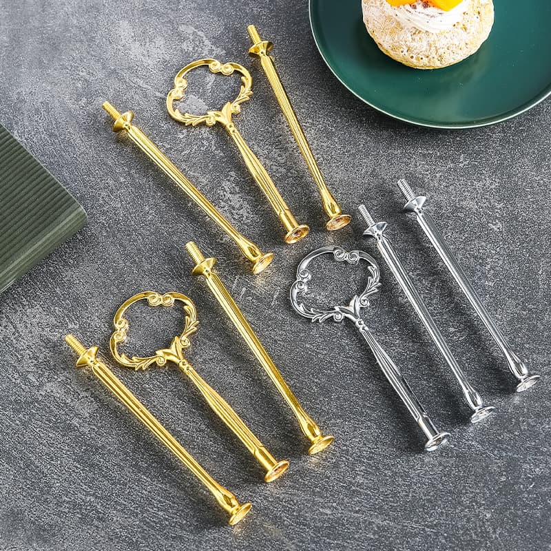 Zinc Alloy Cake Stand Fruit Tray Sunflower Multi-Tier Cake Holder Hanging Rack