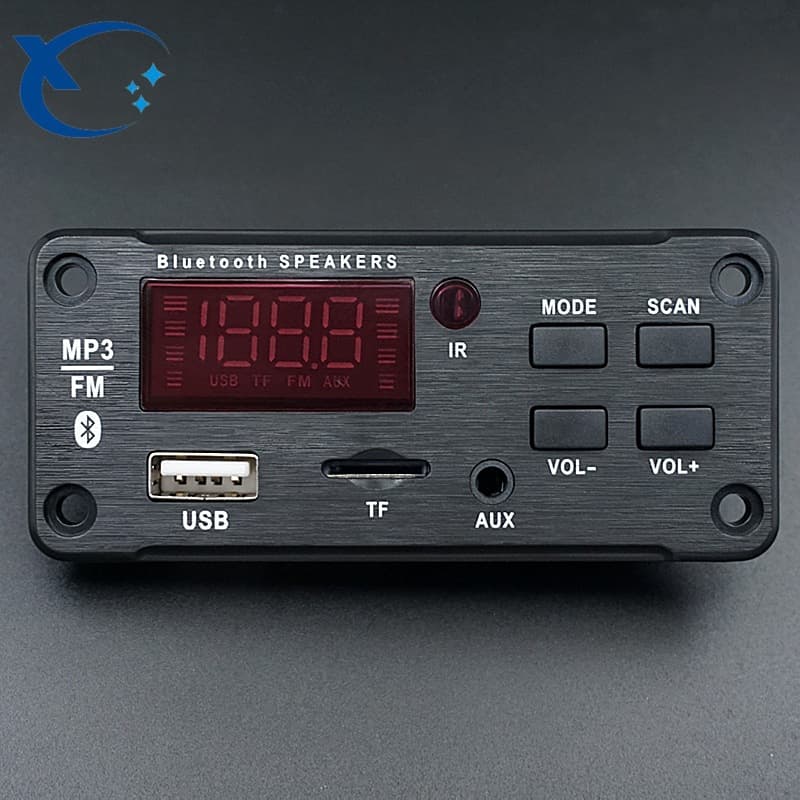 Car Audio Bluetooth MP3 Decoder Board, Color Screen Display, Bluetooth 5.0 Lossless MP3 Decoding Bluetooth Module