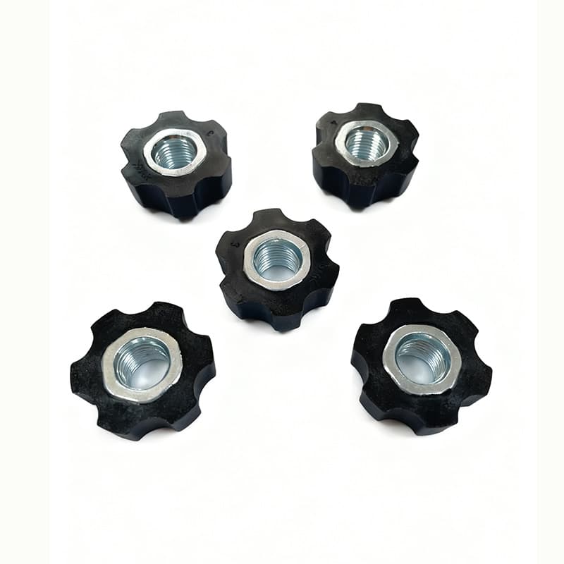 M12 wing nuts, hand-tightened hexagonal knob nuts, direct from manufacturer.