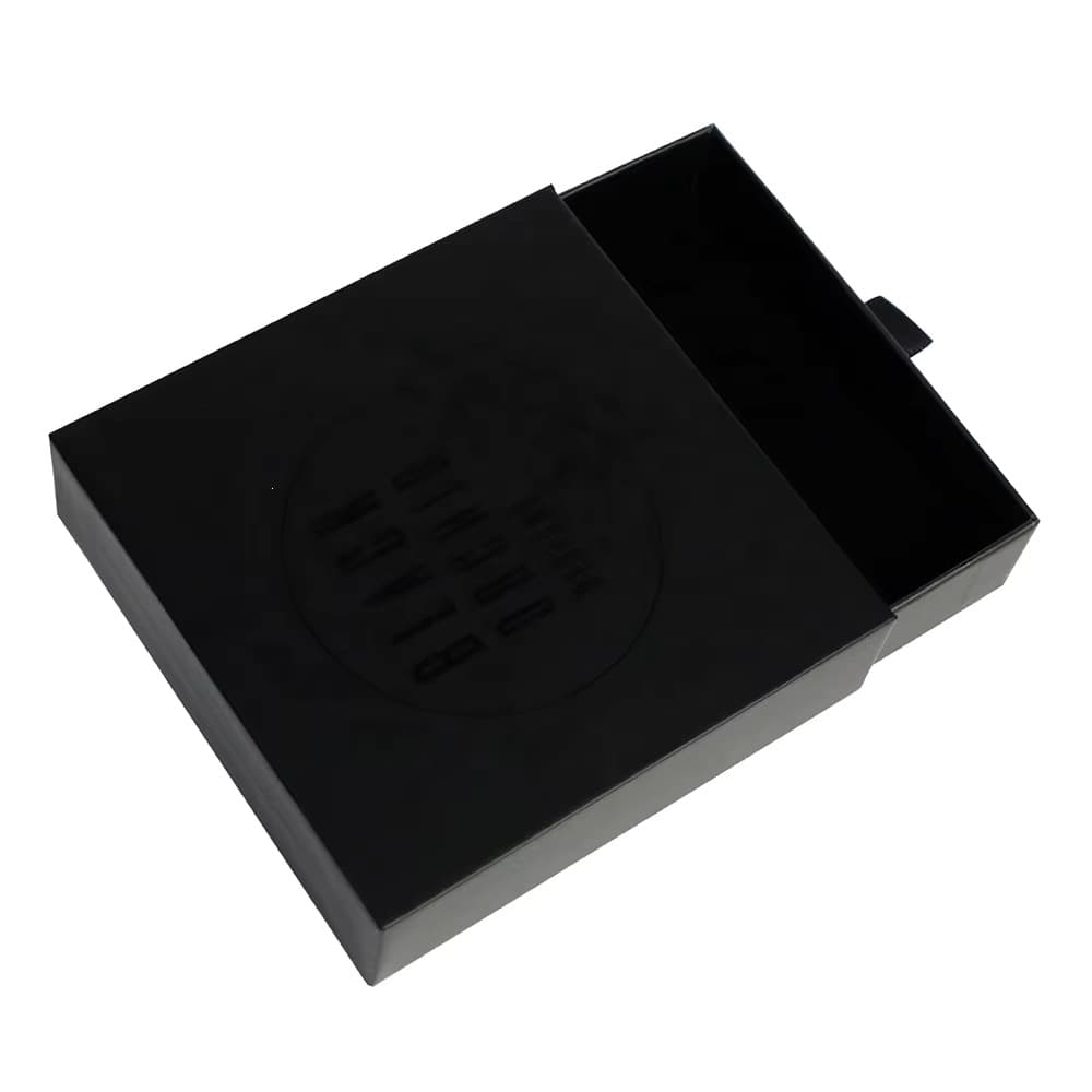 Custom Logo Luxury White Rigid Paper Watch Packaging Drawer