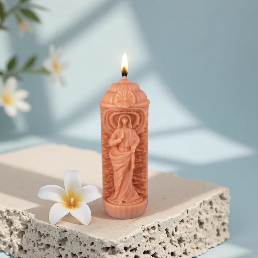 Sanxin Aromatherapy Candle Silicone Mold DIY French Fragrance Diffuser Stone Decorative Ornament Mould Source Christmas
