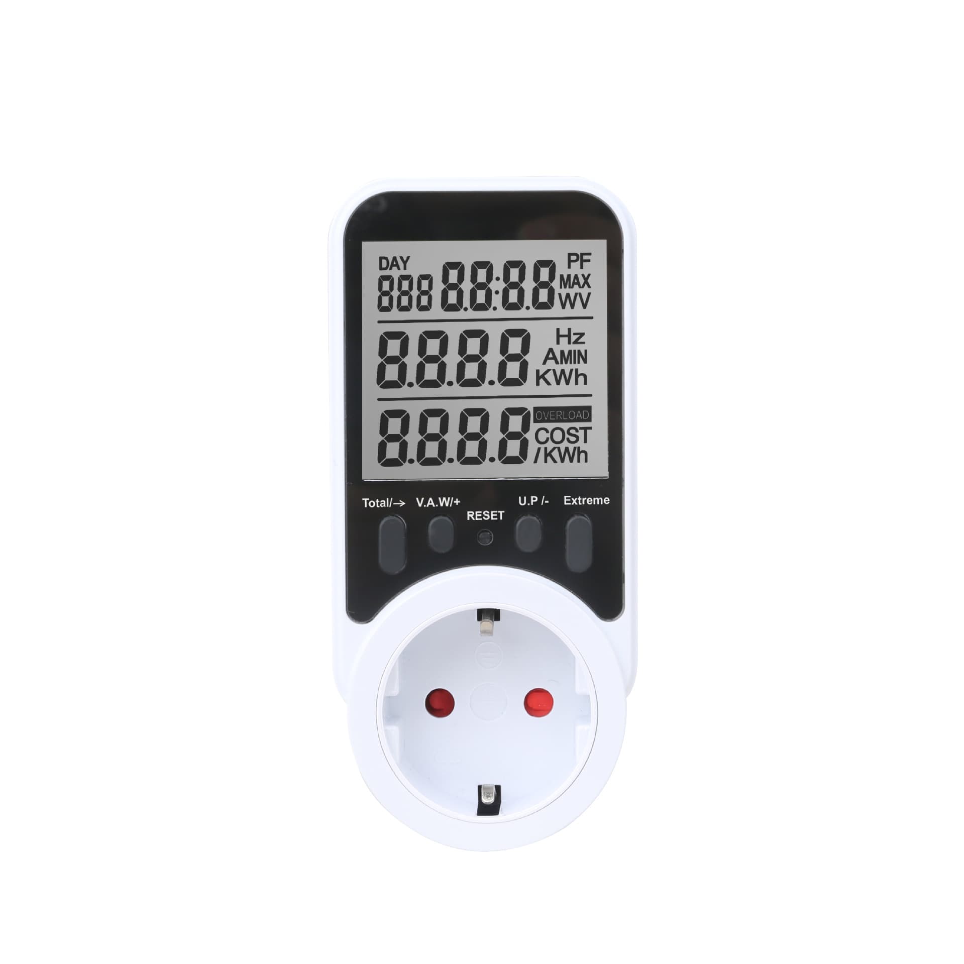 Manufacturer supplies large-screen European standard power meter sockets, power monitoring instruments, and smart home monitoring and billing devices.