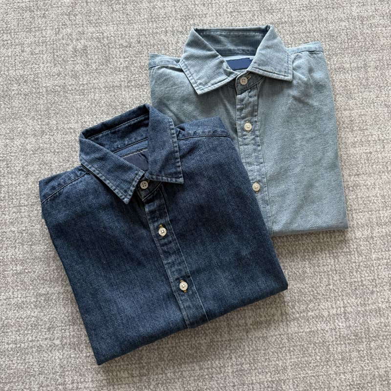 Scannable QR code/high quality RL Love Pony Valley spring and summer denim shirt couple style long-sleeved shirt jacket