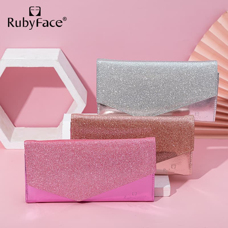 RUBYFACE In Stock 10-Piece Makeup Brush Set with Bag Makeup Tools Blush Powder Eyeshadow Brush Cosmetic Brushes