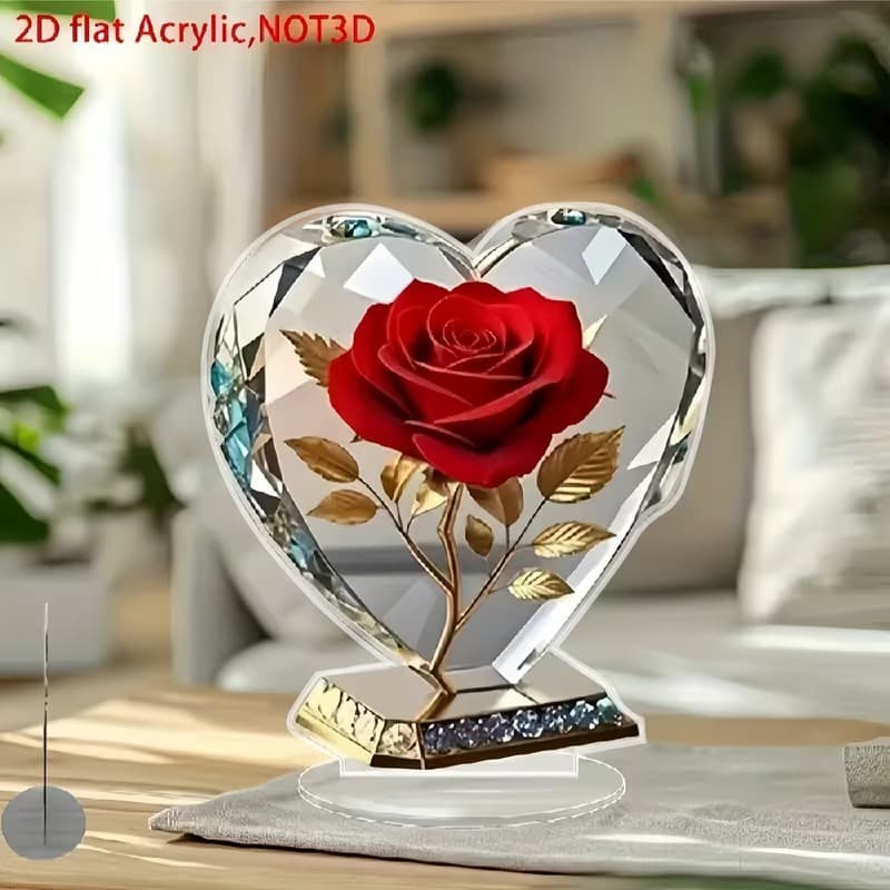 Cross-border Acrylic Standee Ornament Valentine's Day Christmas Halloween Craft Gift Desktop Creative