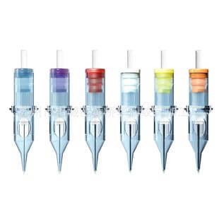 Wholesale Tattoo Integrated Needle Huali Custom Small Blue Needle for Beauty Salon Skincare Center Tattoo Shop Hair Tattoo Needle