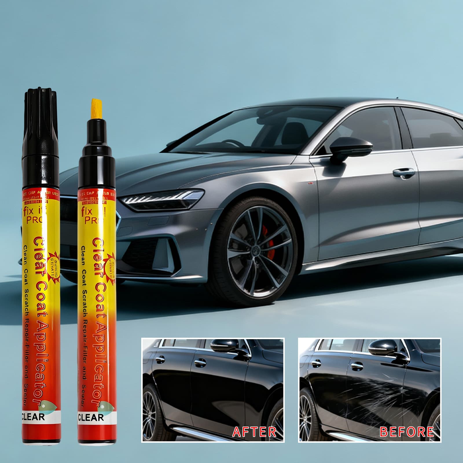 Fix it! Pro Automotive Paint Pen for Car Scratch Repair in Aluminum Tube with OPP Packaging