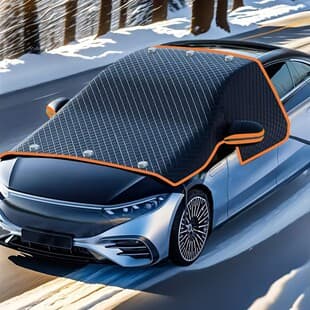 Factory Direct Car Snow Shield Anti-Freeze Three-Window Snow Cover Magnetic Sunshade Car Cover Accessories