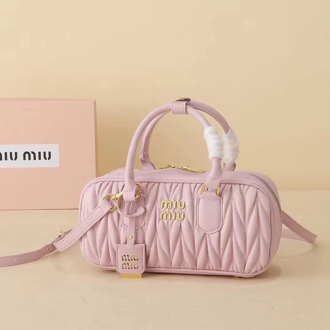 2025 New Women's Bag Senmeng Trendy Crossbody Bag Bowling Bag Style Shoulder Handbag Small Square