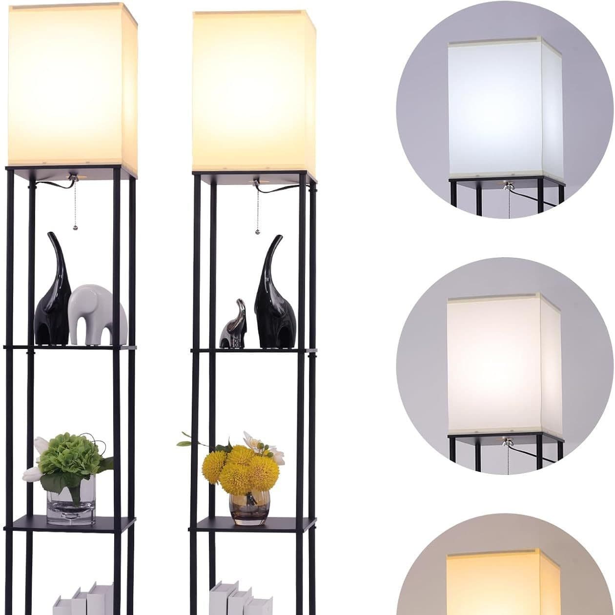 Amazon Hot Selling Shelf Light, Floor Lamp, Table Lamp, Bookshelf Light, Floor Standing Lamp, Wooden Vertical Floor Lamp