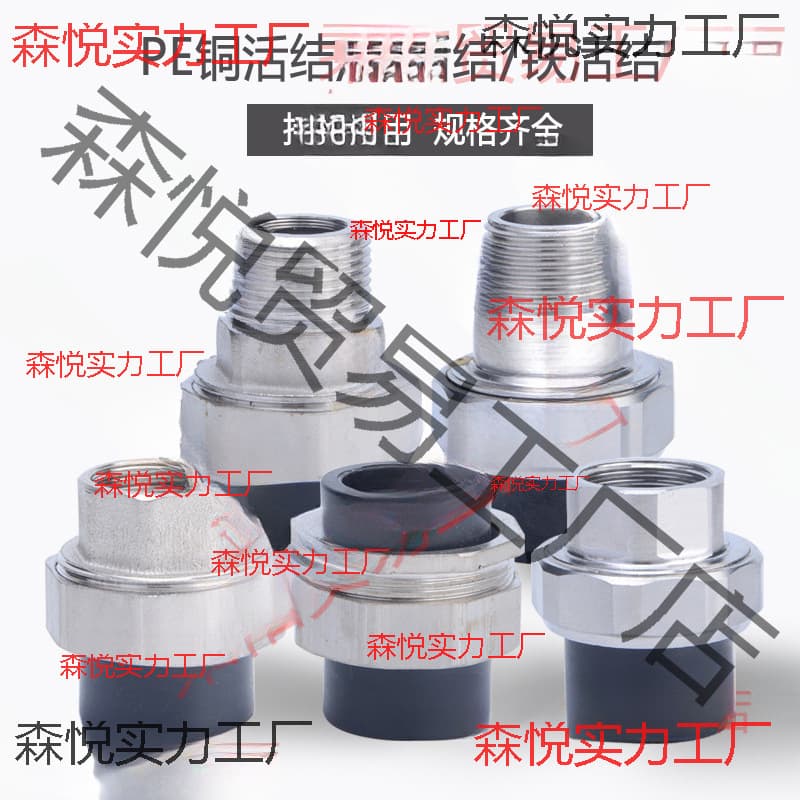 PE Internal/External Thread Union, PE to PPR Transition Union, Water Pipe Fittings Hot Melt Accessories 20/25/32