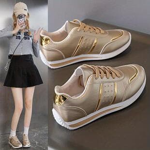Oil-Proof Waterproof Anti-Slip Kitchen Soft Leather Soft Sole Work Shoes Comfortable Lightweight Mother Women Shoes Lightweight Agne Shoes