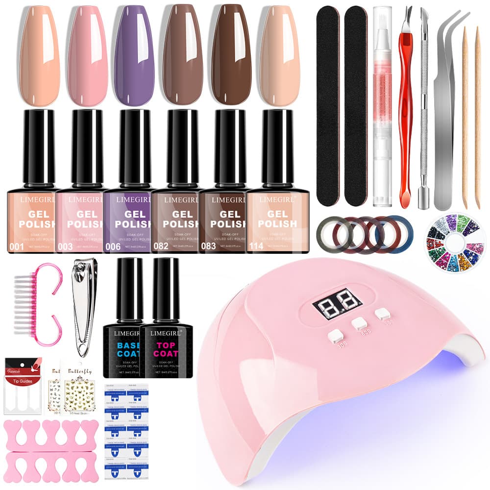 Amazon Hot Selling Nail Art Tool Set - Nail Lamp, Nail Drill, Nail File, Cuticle Remover Nail Kit