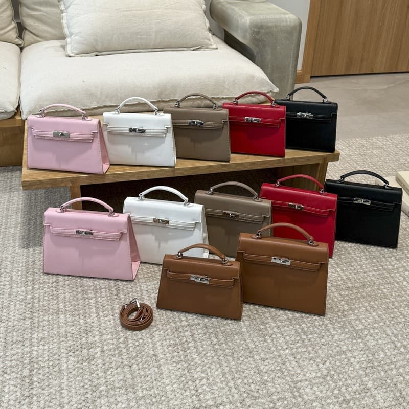 2026 New Kelly Bag for Women, Shoulder Crossbody Handbag, Small Niche High-End Kelly Bag