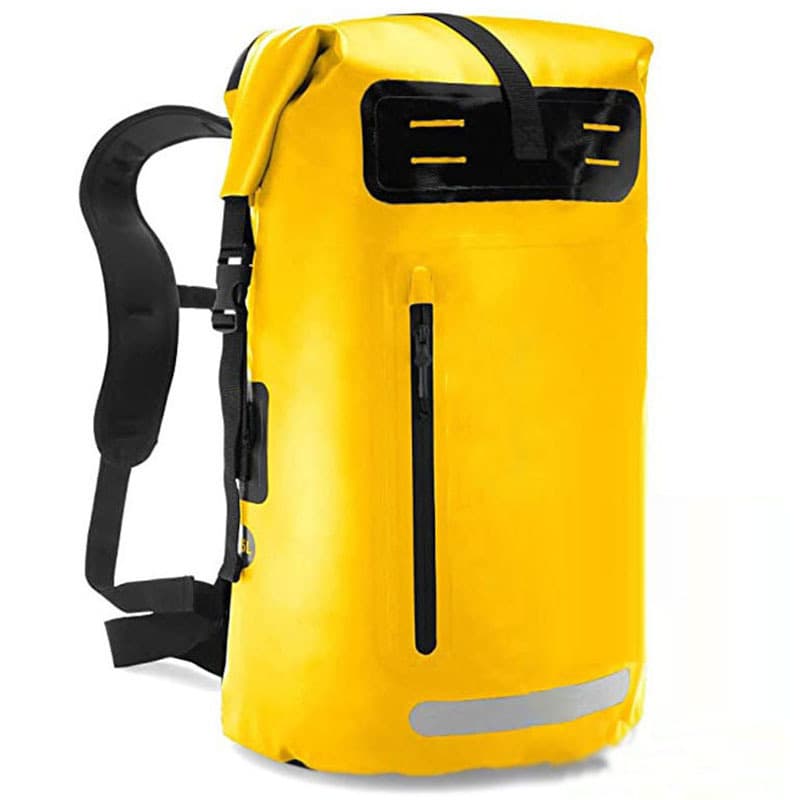 Waterproof Outdoor Sports Backpack Large Capacity Cycling Camping Hiking Bag Soreton Neutral PVC Material Pure Color Design