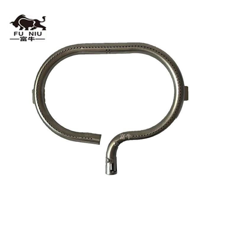 Stainless Steel Elliptical Burner Head for BBQ Grill, High-Fire Burner Head, Fire Row Burner Head