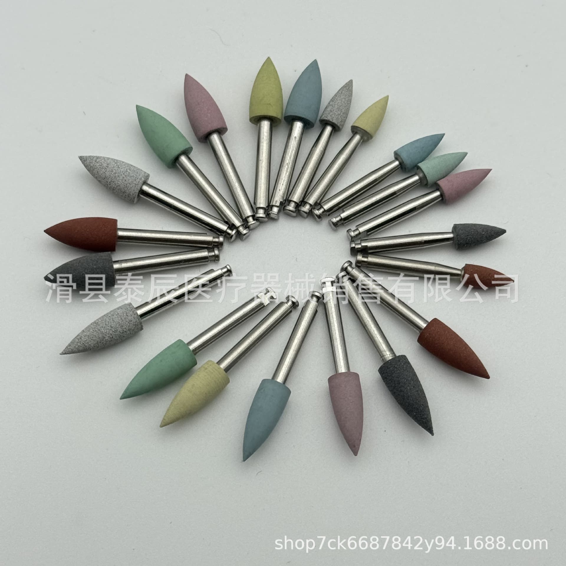 RA Handpiece Low-Speed Motor Bur - Contra-Angle Bur - Polishing Bur - Silicone Rubber Polisher - Dental Material