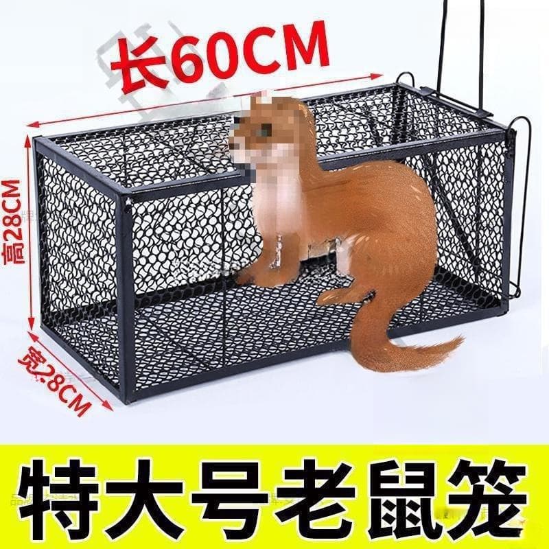 Galvanized Mouse Cage Extra Large Fully Automatic Mouse Catcher Wolf Catcher Cage Mouse Catcher Household