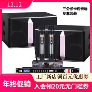 Three-Way Card Pack Audio Combo KTV Audio Set Karaoke Sound Reinforcement System Gym Audio Wholesale