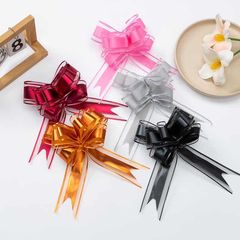 Ribbon Streamers for Wedding Car Decor, Gift Wrapping, and Matte Tulle Ceiling and Staircase Decorations