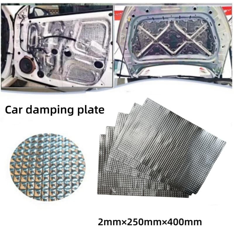 Car Sound Insulation Butyl Rubber Vibration Damping Sheet, Modification Noise Reduction Flame Retardant Waterproof Shock Absorption Damping Pad, Cross-border Trade Hot Product