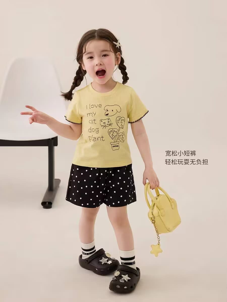 【Ningli】Baby Girl Polka Dot Shorts 2026 Summer New Arrival Girls' Versatile Casual Stylish Pants