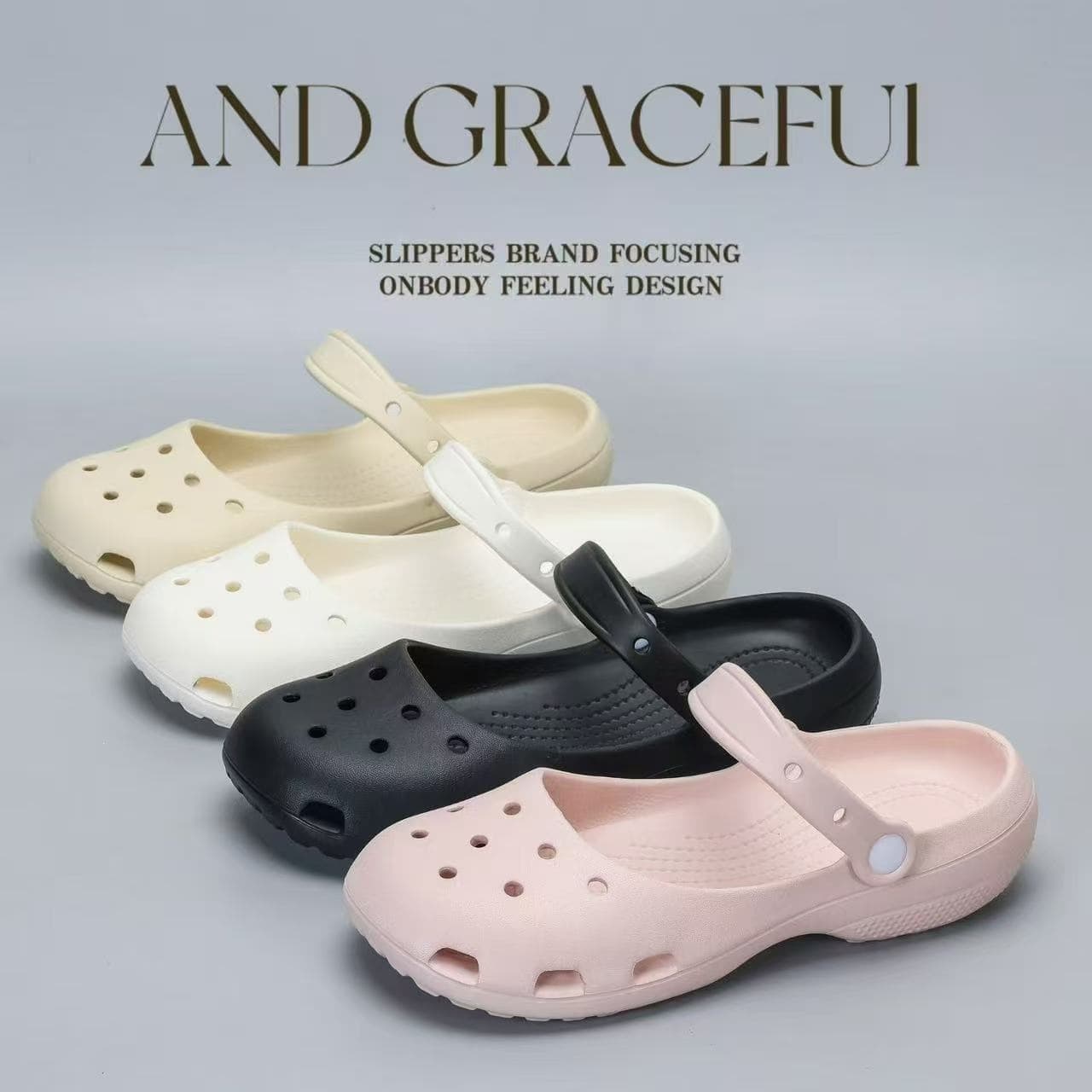 Ballet Croc Hole Shoes Women 2026 Summer New Lightweight Comfortable Outdoor Breathable Beach Non-slip Nurse Shoes Wholesale