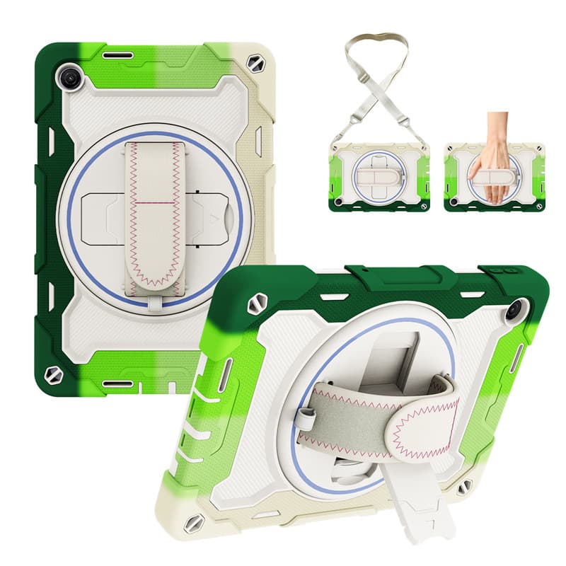 Suitable for Redmi Pad2 SE9.7 strap silicone anti-fall tablet case Xiaomi Pad6/7 rotating stand protective cover