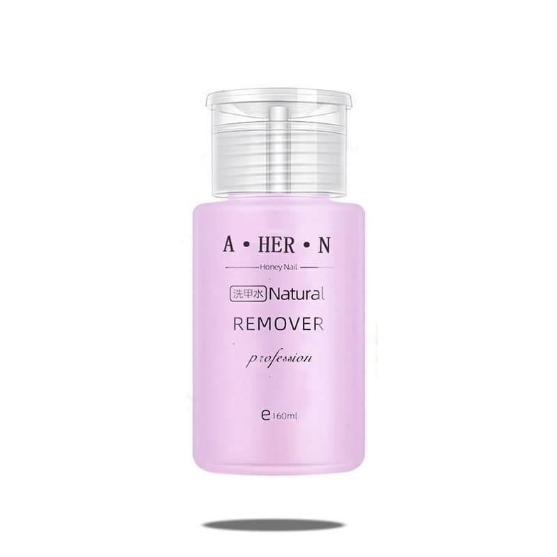 A·HER·N nail polish remover 160ml push-type bottle non-harming nail polish remover gel nail polish remover water for manicure