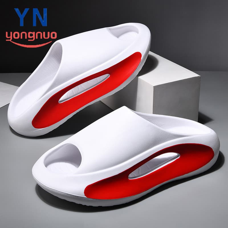 Coconut Slippers for Men Summer Outdoor Basketball Cloud-like Non-slip Odor-resistant Sports Sandals Durable Beach Sandals