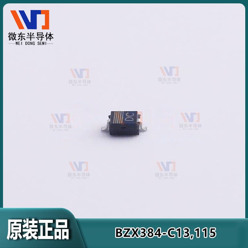 Nexperia Zener Diode BZX384-C13,115, SOD-323 package, marking DC, 13V