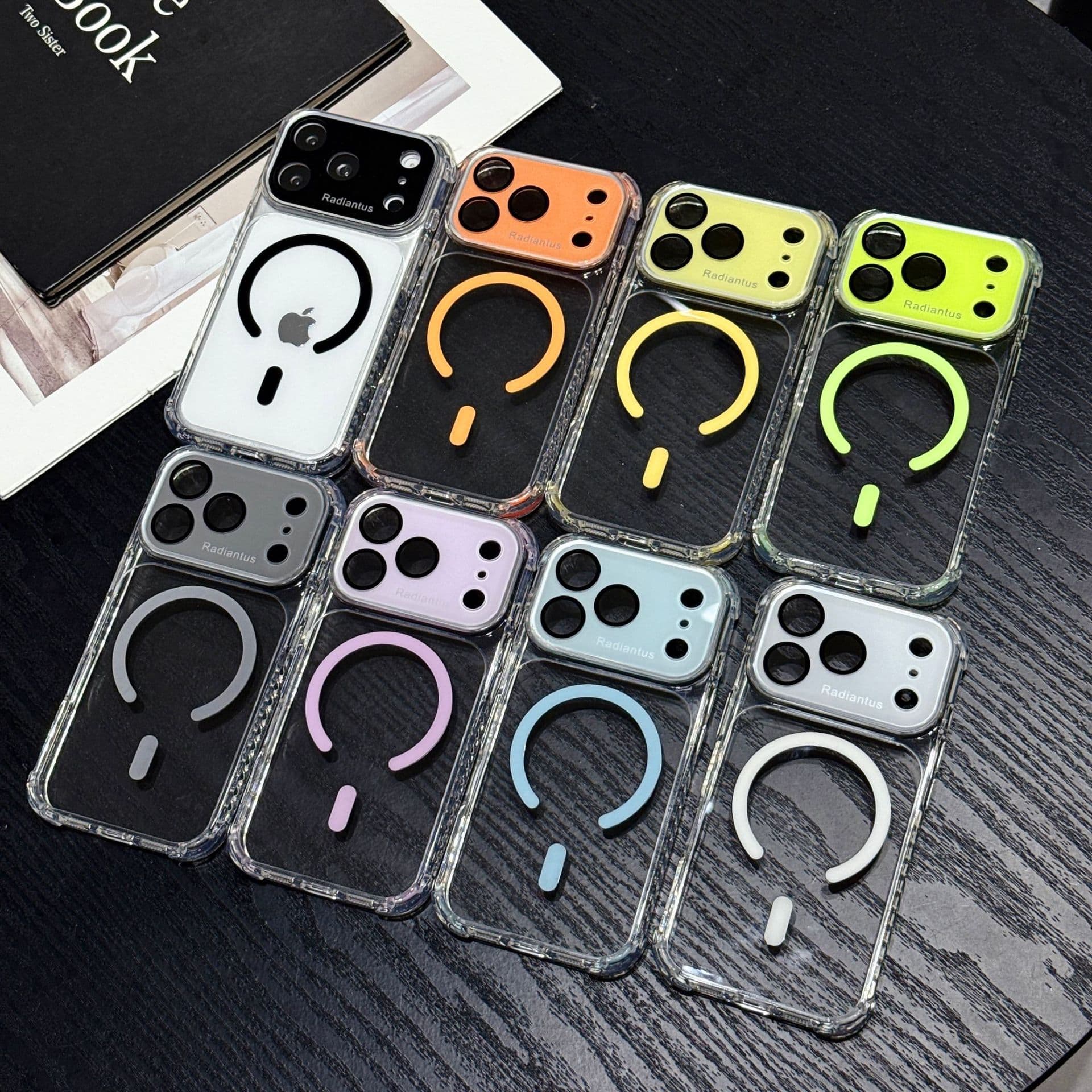 Compatible with iPhone 16, J7 Four-Corner Airbag Large Window Case for iPhone 15, iPhone 14, iPhone 13, Anti-Drop Protective Cover for iPhone 11