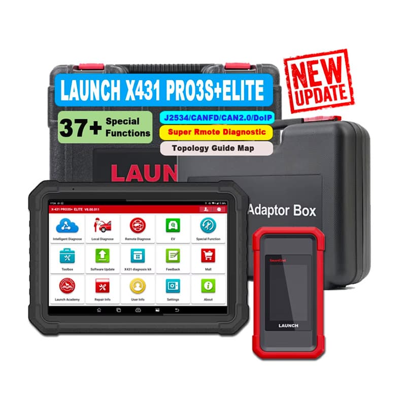 Launch X431 PRO3S+ Elite Car Diagnostic Tool Multilingual OBD - Global Version
