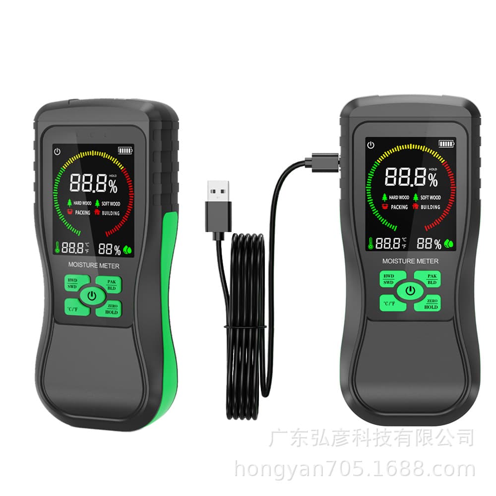 Cross-Border Non-Destructive Inductive Wood Moisture Meter for Floor Paint and Powder Wall Moisture Detection