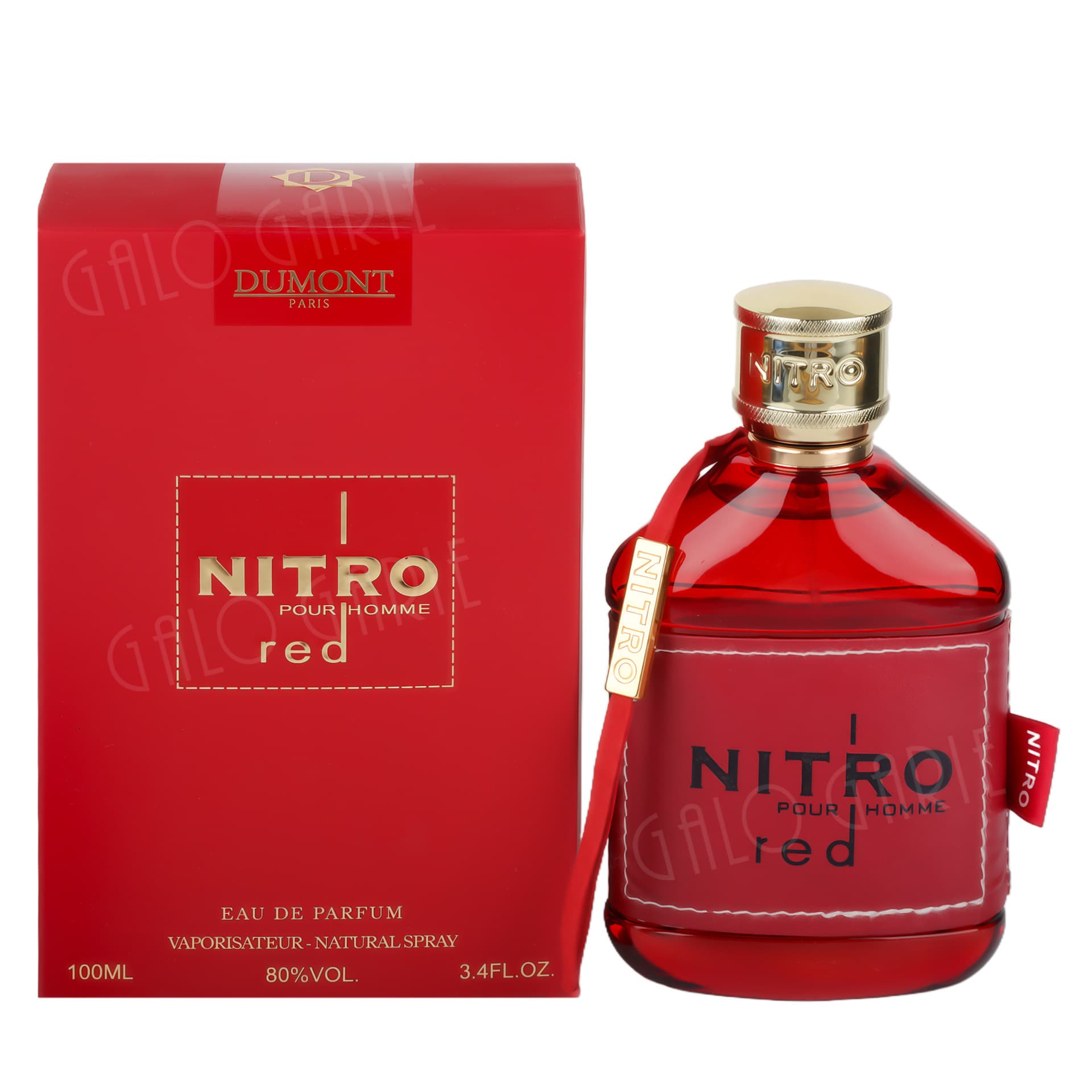 100ml Dumont Nitro Red Arabian Perfume OEM Manufacturer Wood Notes Fragrance High Quality Middle East Men's Cologne