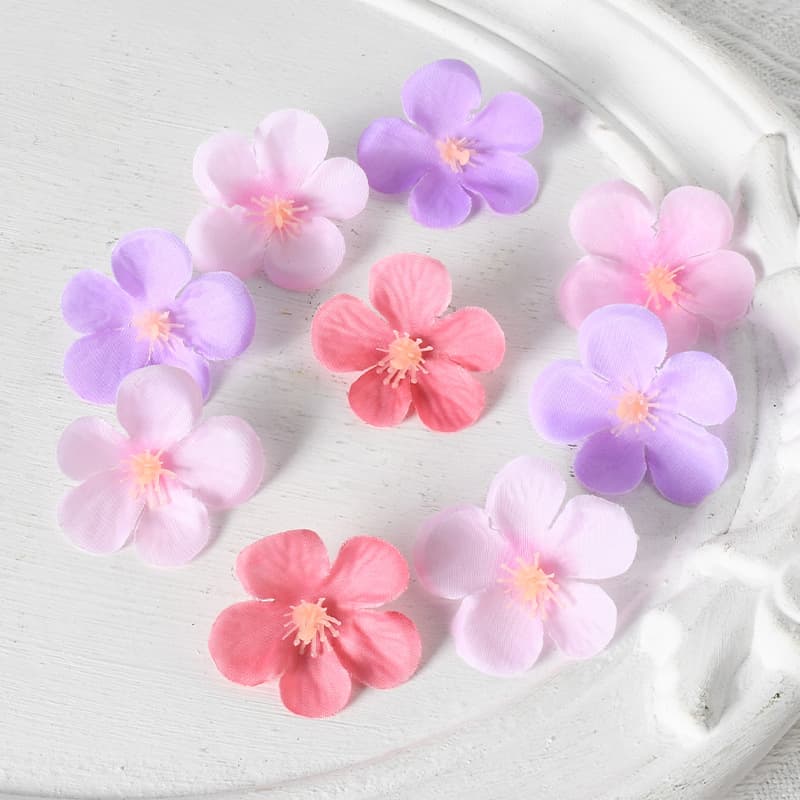 Simulated flower begonia flower head decoration DIY hairpin hairpin souvenir accessories fake flower shooting arrangement